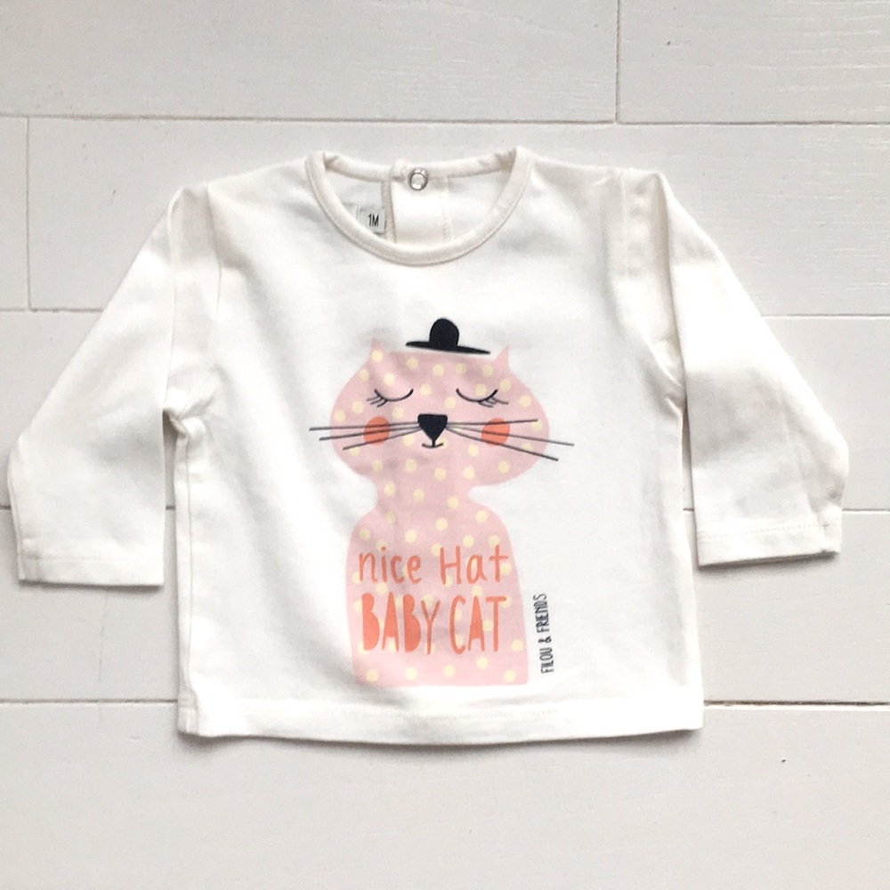 FILOU and FRIENDS long sleeve T shirt 1 month
